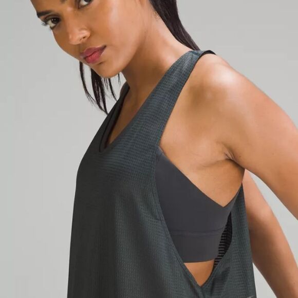 NWT LULULEMON Limited Edition Lab Grid Mesh Singlet Graphic Terra Cosmo Size 10 - Picture 5 of 13